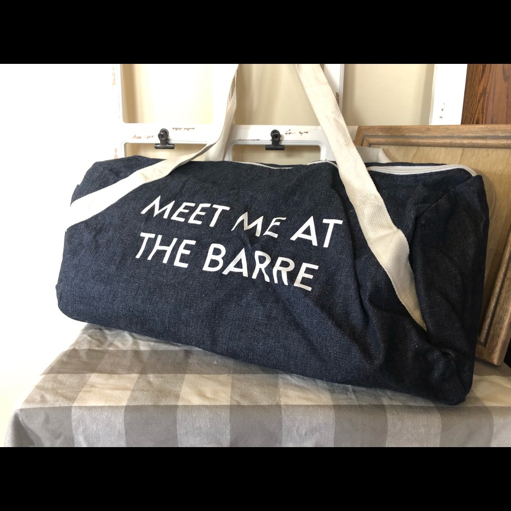 Fab Fit Fun Denim Duffle